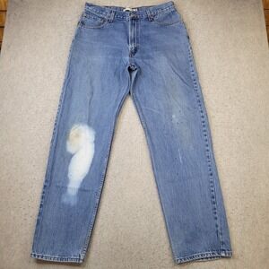 Levi's 550 Jeans Mens 36x34 (Tag 36x36) Blue Denim Relaxed Straight Vintage Y2K